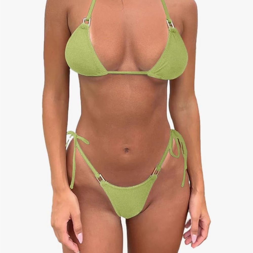 Amazon Olive Bikini Set